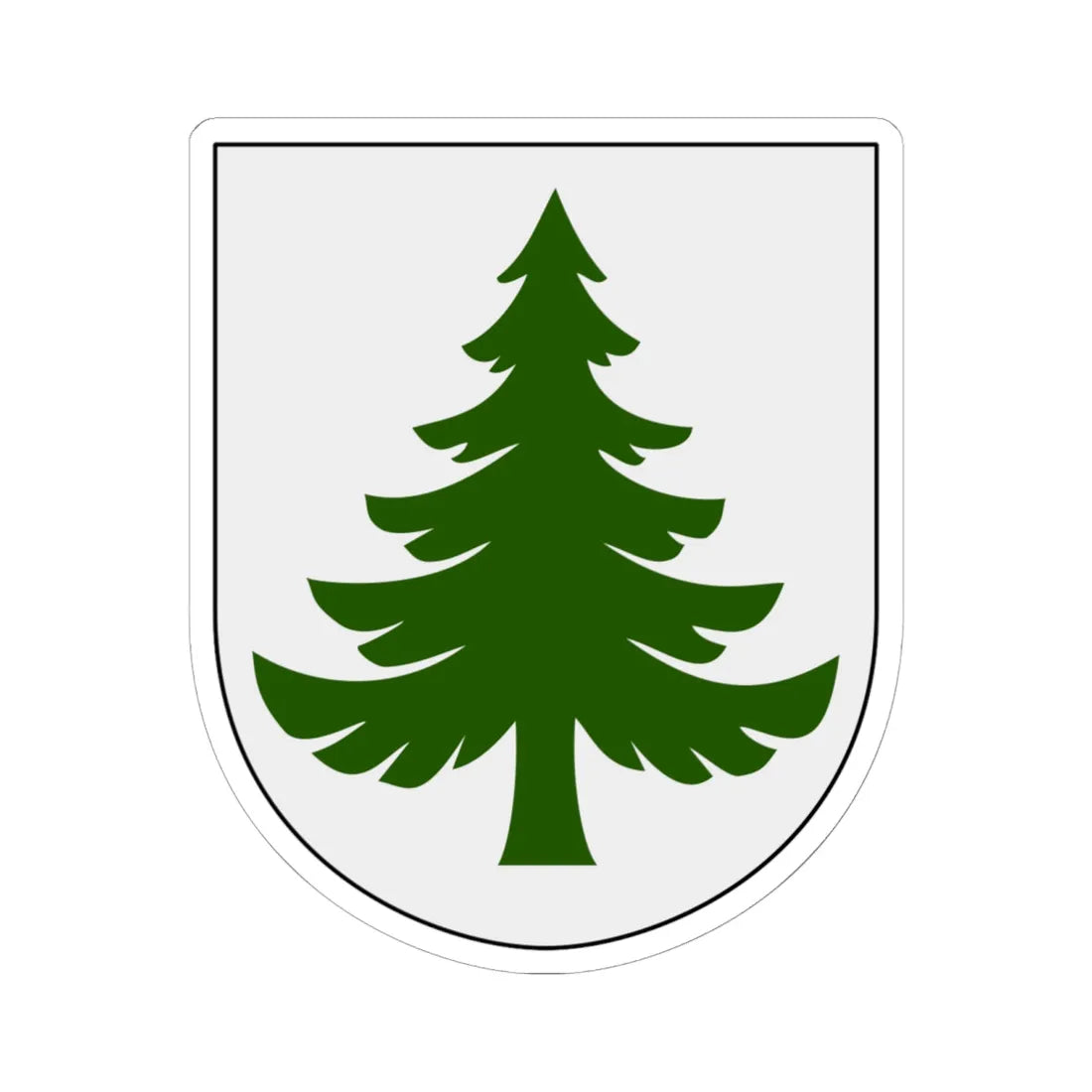 Hedemora vapen (Sweden) (Coat of Arms) STICKER Vinyl Kiss-Cut Decal 6 Inch White - The Sticker Space