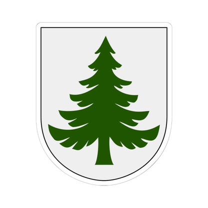Hedemora vapen (Sweden) (Coat of Arms) STICKER Vinyl Kiss-Cut Decal 6 Inch White - The Sticker Space