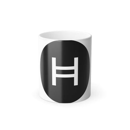 HEDERA HASHGRAPH HBAR (Cryptocurrency) Color Changing Mug 11oz-11oz-The Sticker Space