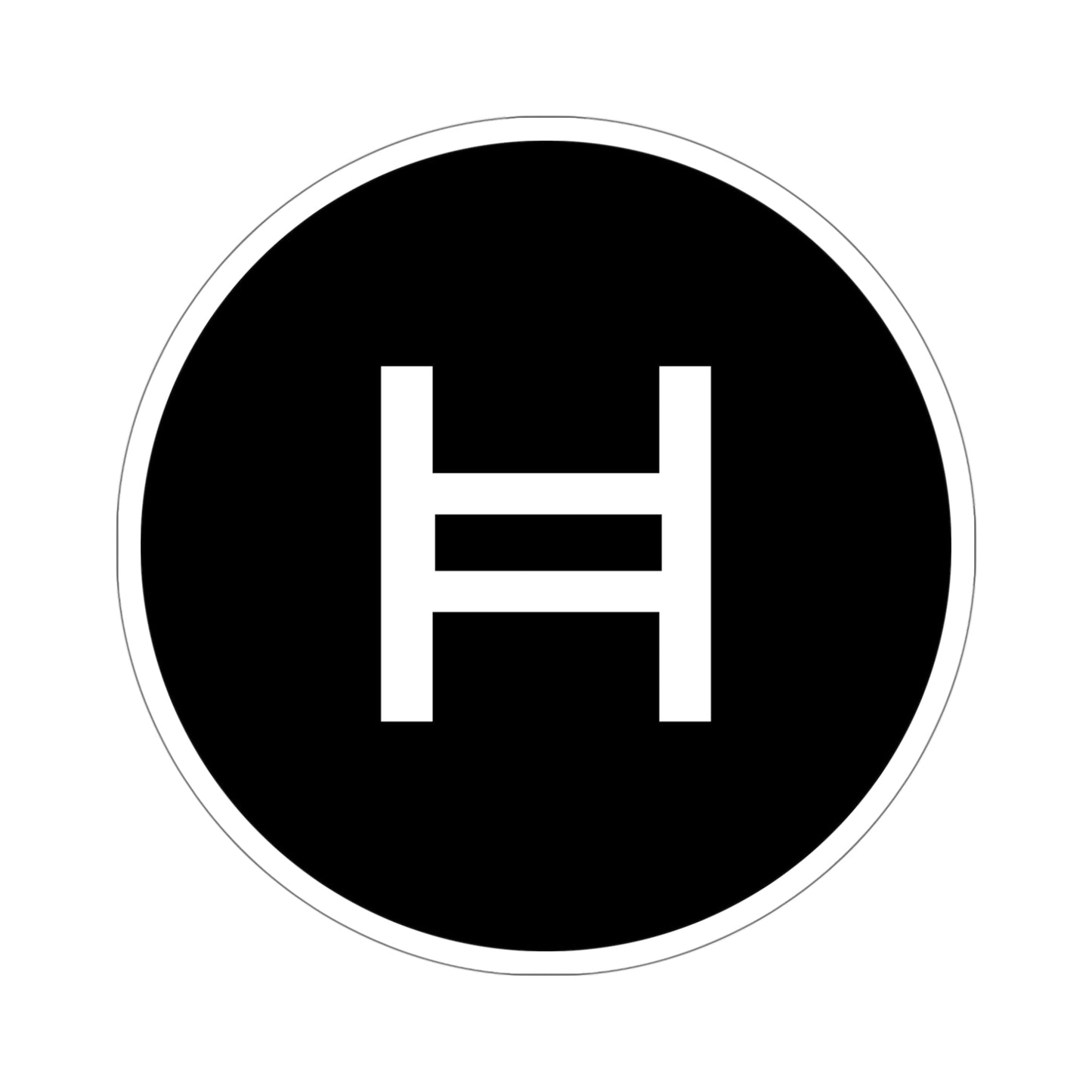 HEDERA HASHGRAPH HBAR (Cryptocurrency) STICKER Vinyl Die-Cut Decal-5 Inch-The Sticker Space