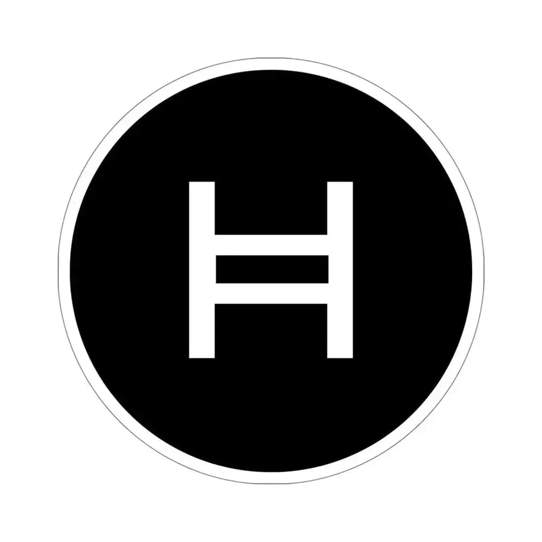 HEDERA HASHGRAPH HBAR (Cryptocurrency) STICKER Vinyl Die-Cut Decal 5 Inch - The Sticker Space