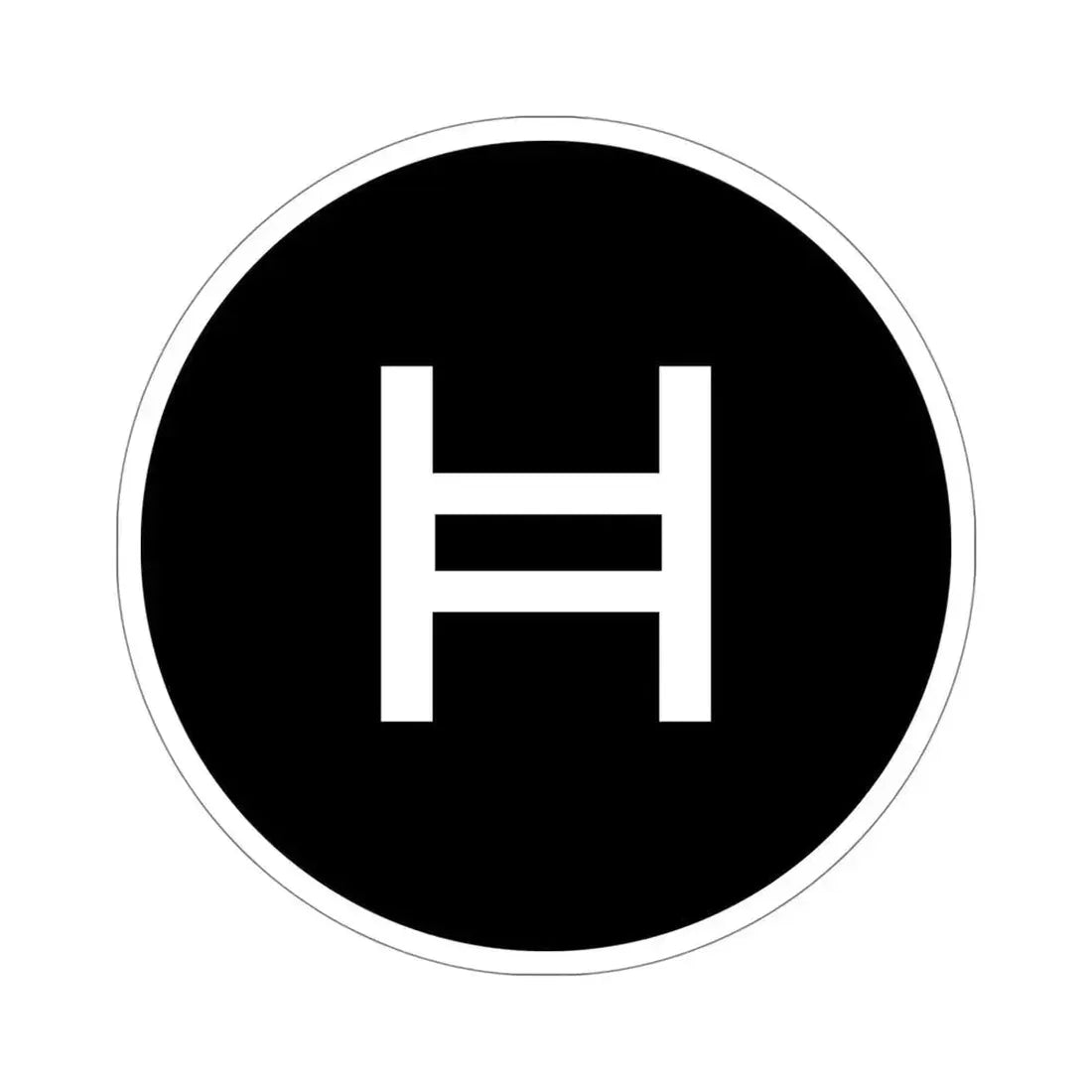 HEDERA HASHGRAPH HBAR (Cryptocurrency) STICKER Vinyl Die-Cut Decal 5 Inch - The Sticker Space