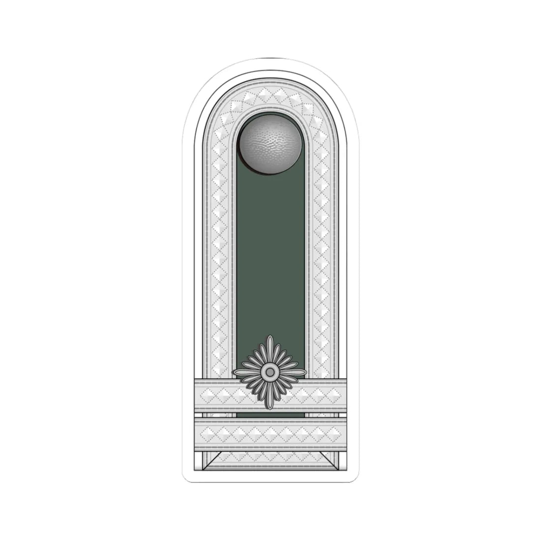 Heer Fahnenjunker Feldwebel (Germany) (Military Rank) STICKER Vinyl Kiss-Cut Decal 3 Inch White - The Sticker Space