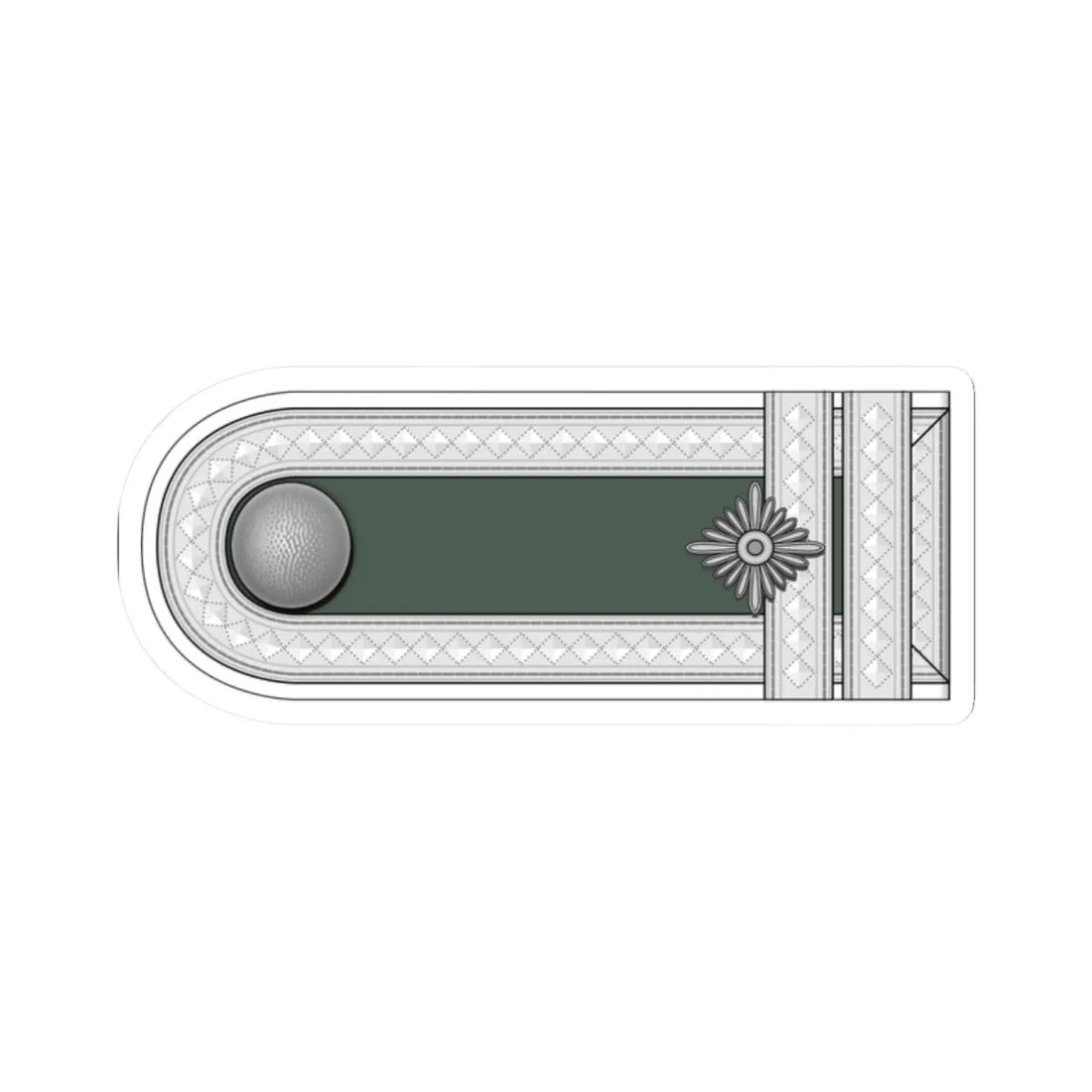 Heer Fahnenjunker Feldwebel h (Germany) (Military Rank) STICKER Vinyl Kiss-Cut Decal 2 Inch White - The Sticker Space