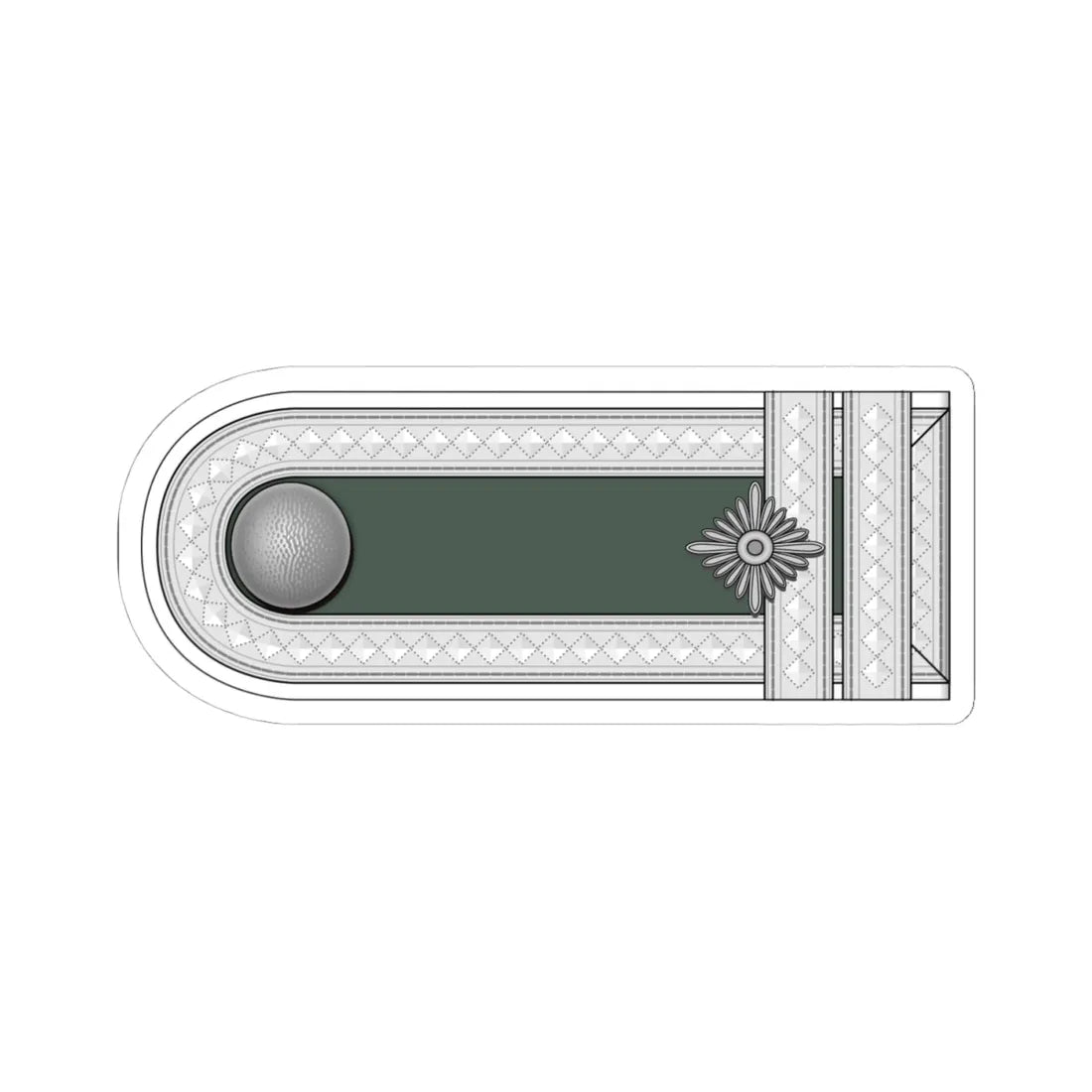 Heer Fahnenjunker Feldwebel h (Germany) (Military Rank) STICKER Vinyl Kiss-Cut Decal 4 Inch White - The Sticker Space