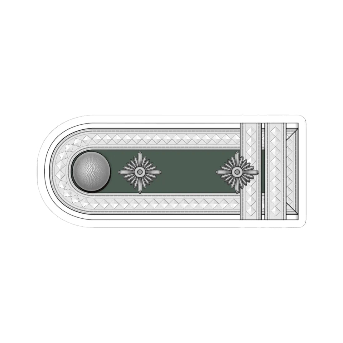 Heer Fahnenjunker Oberfeldwebel h (Germany) (Military Rank) STICKER Vinyl Kiss-Cut Decal 3 Inch White - The Sticker Space