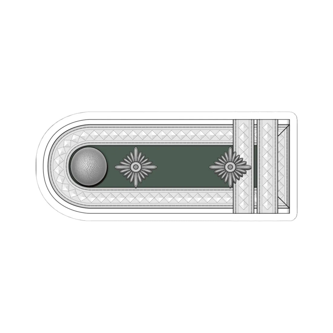 Heer Fahnenjunker Oberfeldwebel h (Germany) (Military Rank) STICKER Vinyl Kiss-Cut Decal 4 Inch White - The Sticker Space