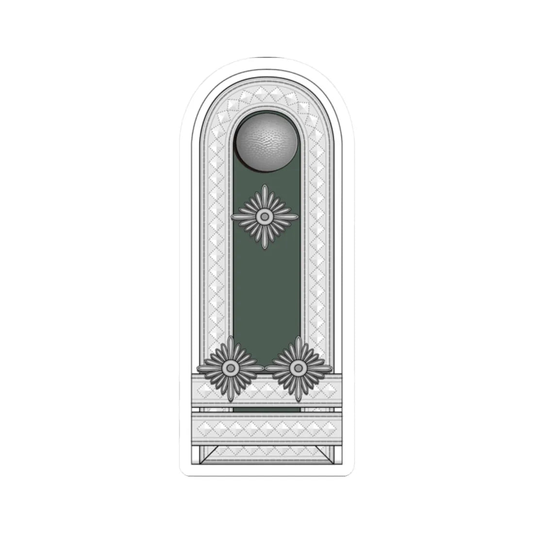 Heer Fahnenjunker Stabsfeldwebel (Germany) (Military Rank) STICKER Vinyl Kiss-Cut Decal 2 Inch White - The Sticker Space