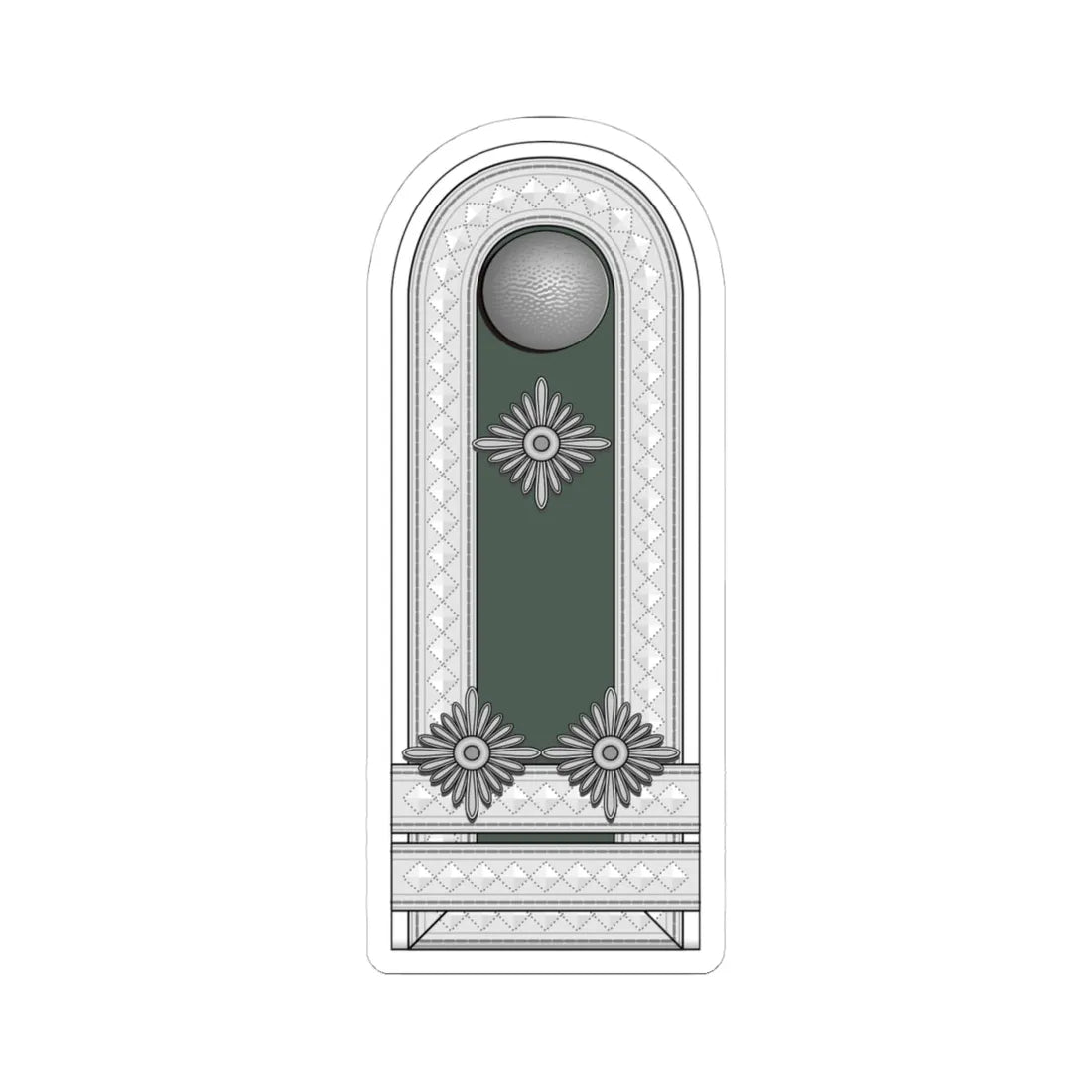 Heer Fahnenjunker Stabsfeldwebel (Germany) (Military Rank) STICKER Vinyl Kiss-Cut Decal 4 Inch White - The Sticker Space