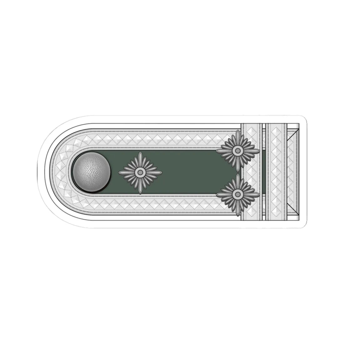 Heer Fahnenjunker Stabsfeldwebel h (Germany) (Military Rank) STICKER Vinyl Kiss-Cut Decal 3 Inch White - The Sticker Space