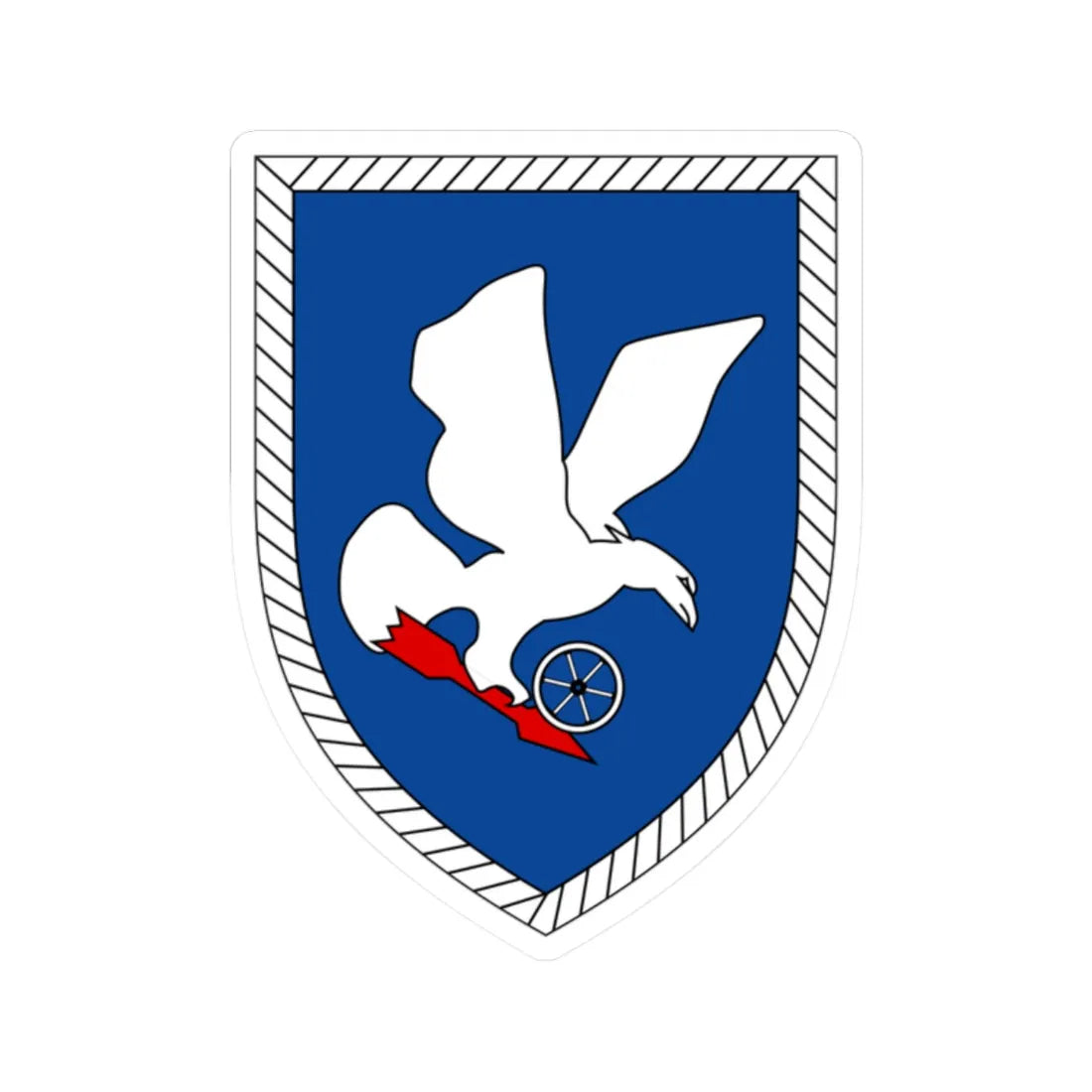 Heeresfliegerbrigade 3 Bundeswehr (Germany) (Coat of Arms) STICKER Vinyl Kiss-Cut Decal 2 Inch White - The Sticker Space