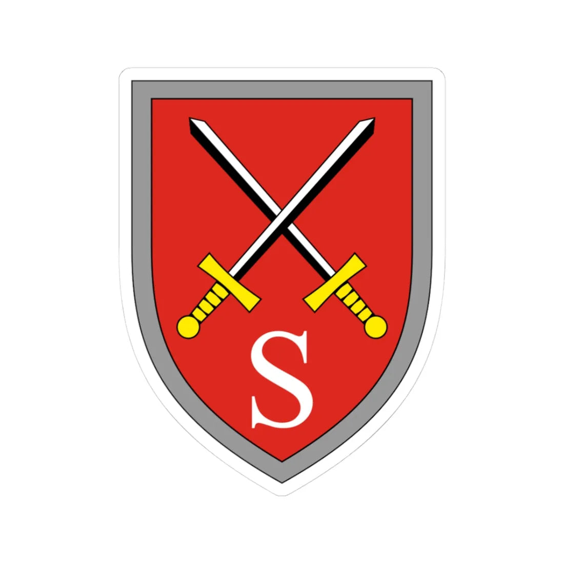 Heeresfliegerwaffenschule Bundeswehr (Germany) (Coat of Arms) STICKER Vinyl Kiss-Cut Decal 3 Inch White - The Sticker Space
