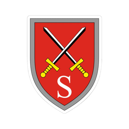 Heeresfliegerwaffenschule Bundeswehr (Germany) (Coat of Arms) STICKER Vinyl Kiss-Cut Decal 4 Inch White - The Sticker Space