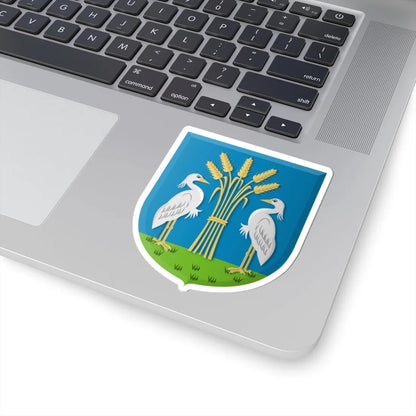 Heerhugowaard wapen (Netherlands) (Coat of Arms) STICKER Vinyl Kiss-Cut Decal - The Sticker Space