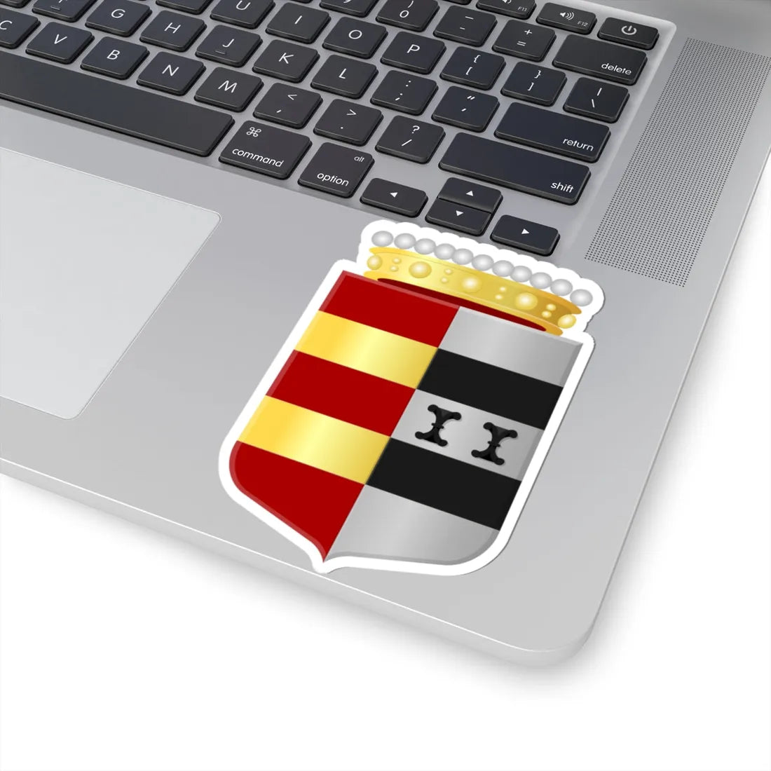 Hei- en Boeicop wapen 1969 (Netherlands) (Coat of Arms) STICKER Vinyl Kiss-Cut Decal - The Sticker Space