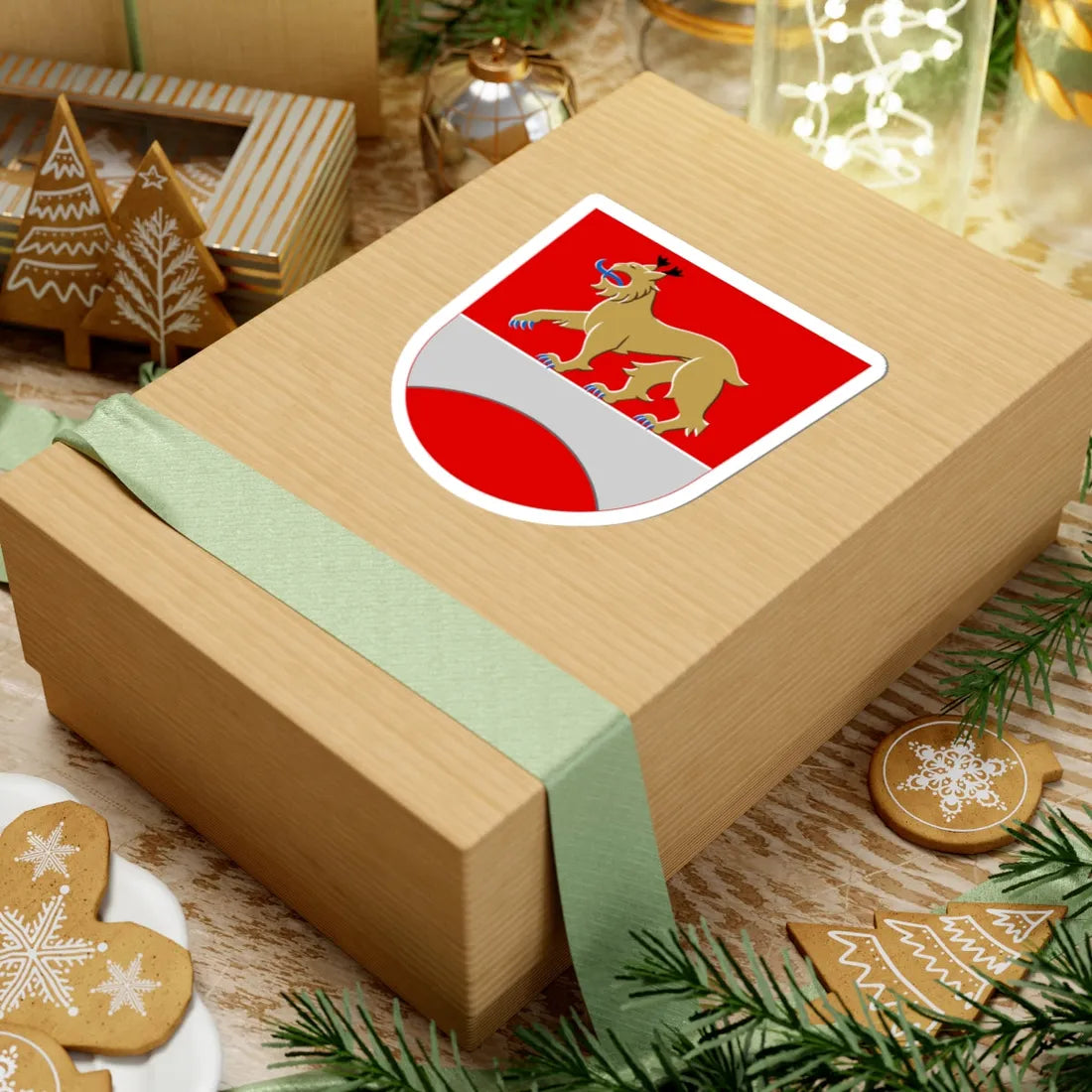 Heinola.vaakuna (Finland) (Coat of Arms) STICKER Vinyl Kiss-Cut Decal - The Sticker Space