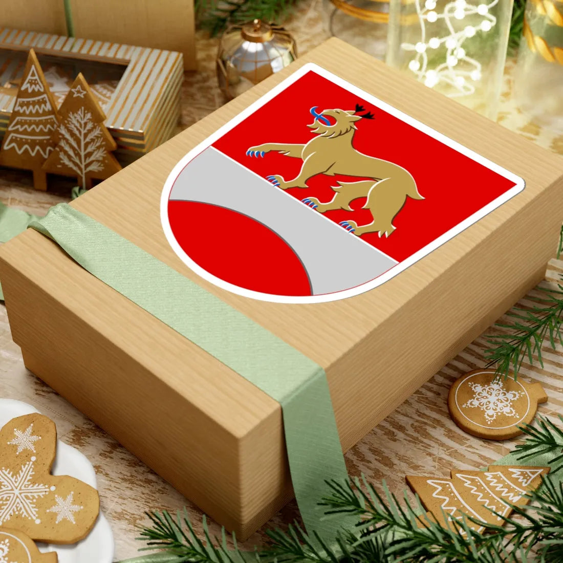 Heinola.vaakuna (Finland) (Coat of Arms) STICKER Vinyl Kiss-Cut Decal - The Sticker Space