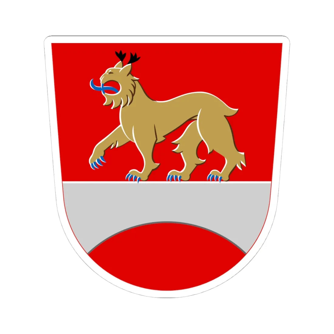 Heinola.vaakuna (Finland) (Coat of Arms) STICKER Vinyl Kiss-Cut Decal - The Sticker Space