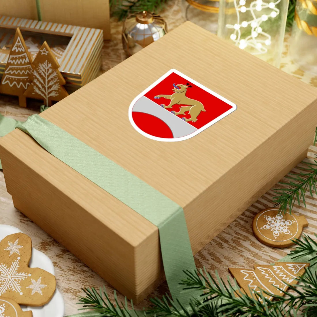 Heinola.vaakuna (Finland) (Coat of Arms) STICKER Vinyl Kiss-Cut Decal - The Sticker Space