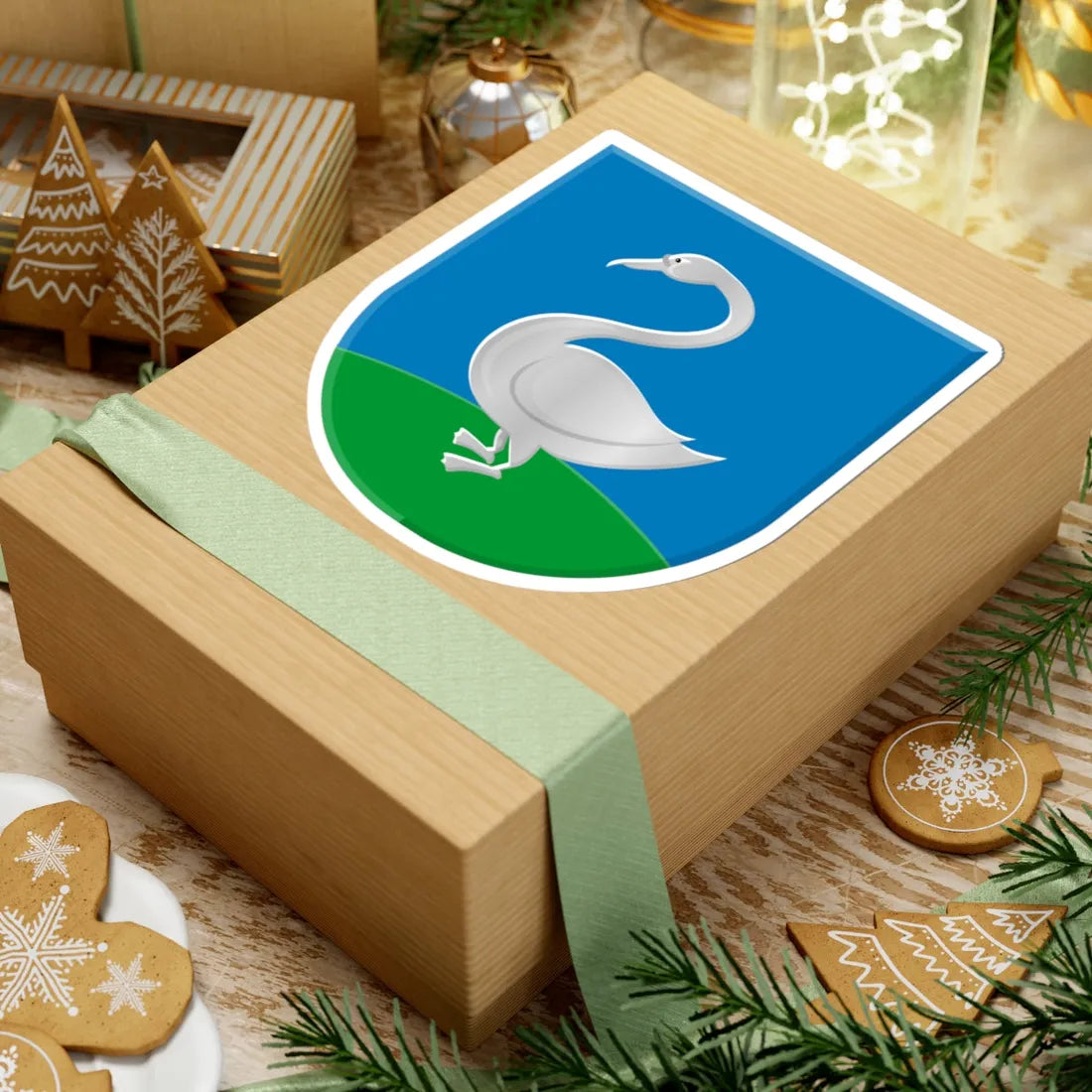 Heist-op-den-Berg wapen (Belgium) (Coat of Arms) STICKER Vinyl Kiss-Cut Decal - The Sticker Space