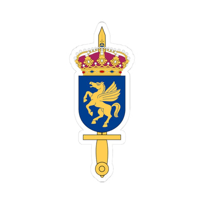 Helikopterflottiljen vapen (Sweden) (Coat of Arms) STICKER Vinyl Kiss-Cut Decal 3 Inch White - The Sticker Space
