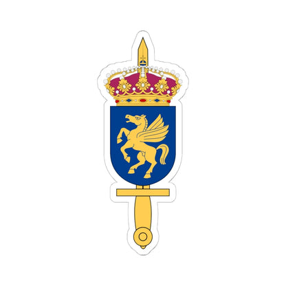 Helikopterflottiljen vapen (Sweden) (Coat of Arms) STICKER Vinyl Kiss-Cut Decal 6 Inch White - The Sticker Space