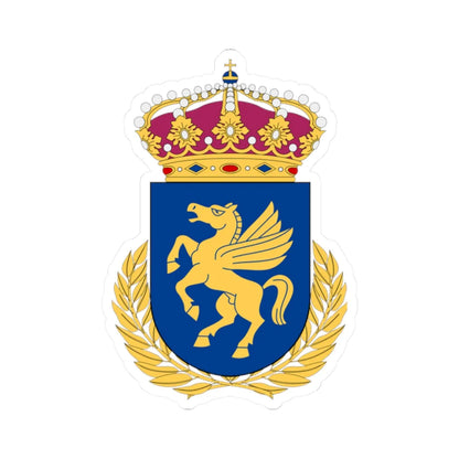 Helikopterstridsskolan vapen (Sweden) (Coat of Arms) STICKER Vinyl Kiss-Cut Decal 2 Inch White - The Sticker Space