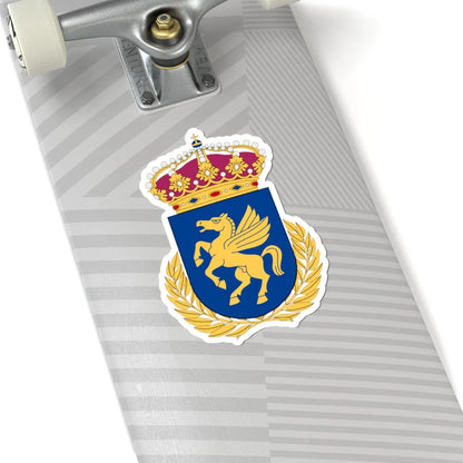 Helikopterstridsskolan vapen (Sweden) (Coat of Arms) STICKER Vinyl Kiss-Cut Decal - The Sticker Space