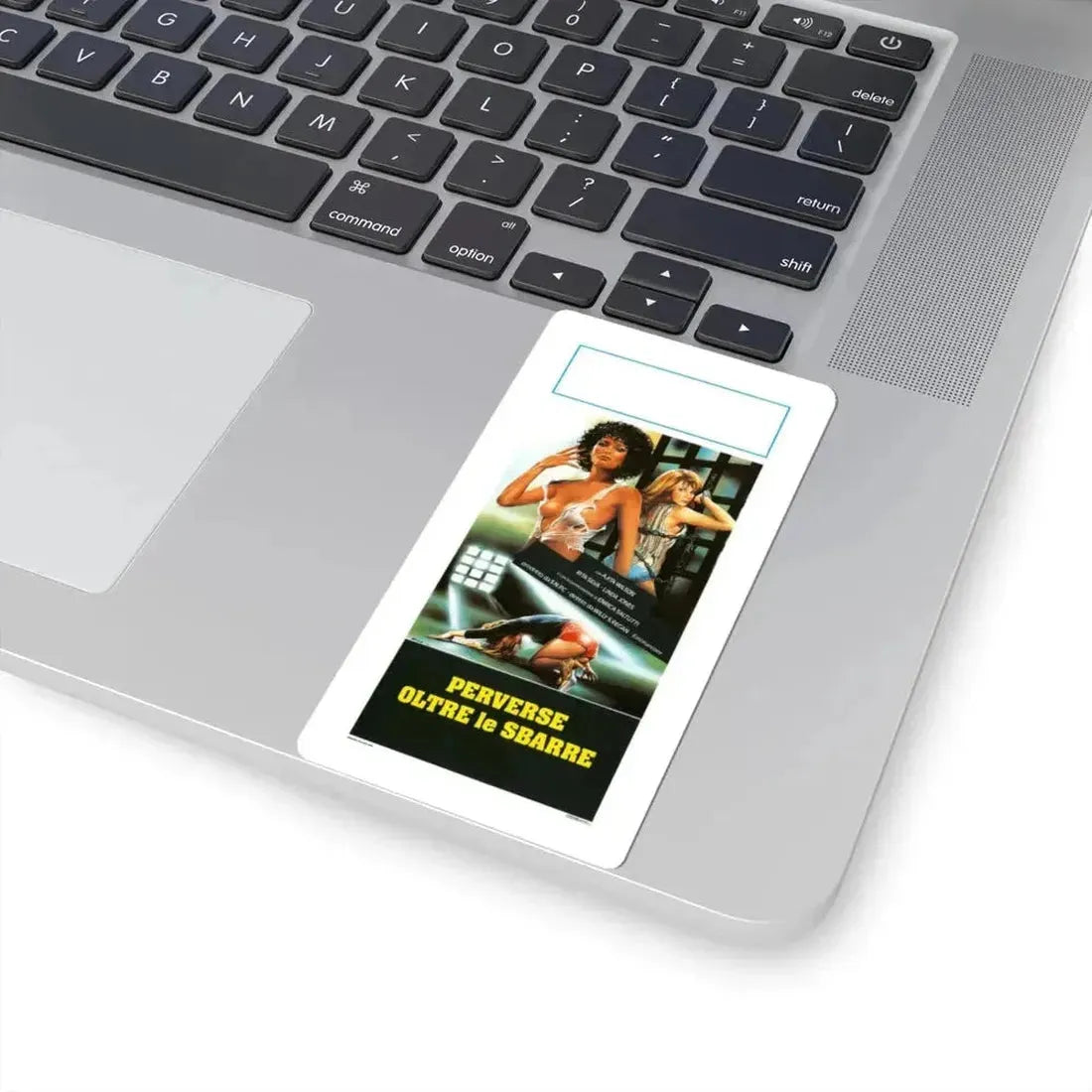 HELL BEHIND BARS (ITALIAN) 1984 Movie Poster - STICKER Vinyl Kiss-Cut Decal - The Sticker Space