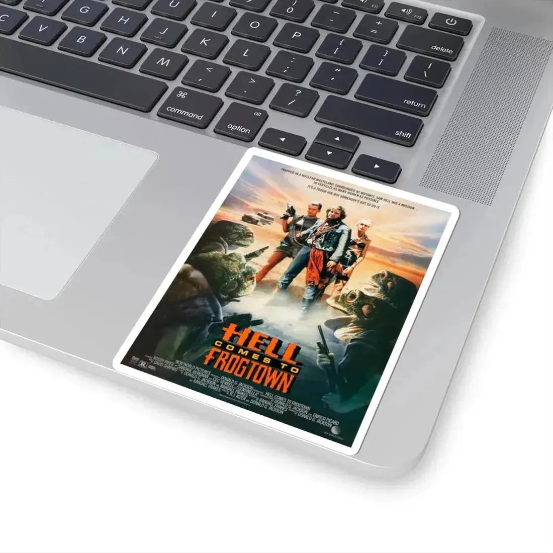 HELL COMES TO FROGTOWN 1988 Movie Poster - STICKER Vinyl Kiss-Cut Decal - The Sticker Space