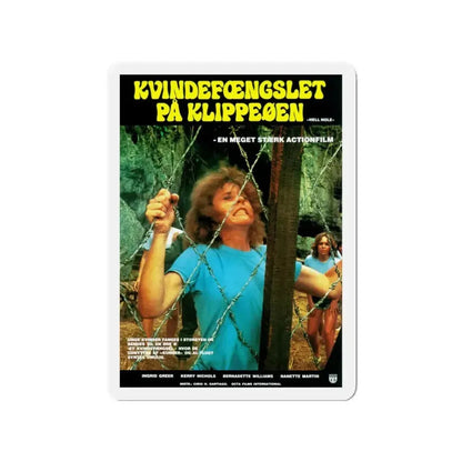 HELL HOLE (DANISH) 1978 Movie Poster - Refrigerator Magnet - The Sticker Space