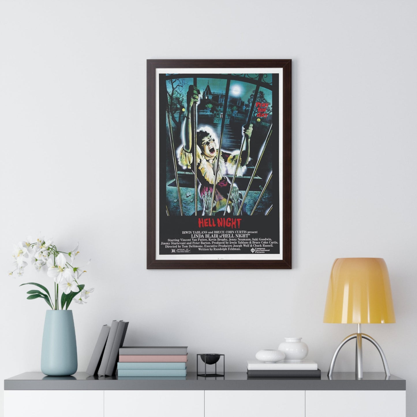 HELL NIGHT 1981 - Framed Movie Poster-The Sticker Space