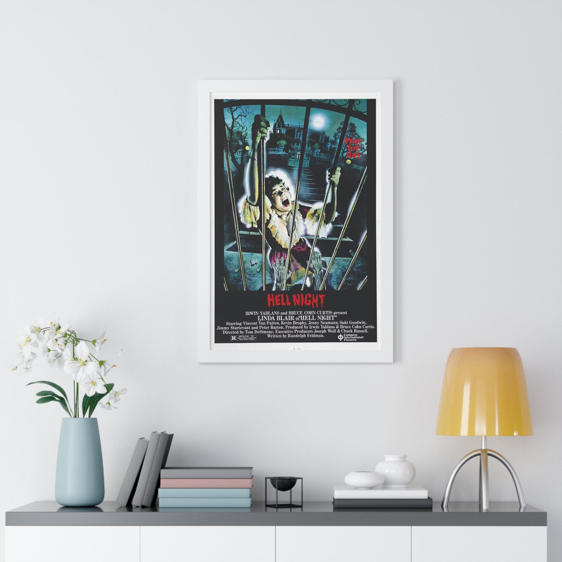 HELL NIGHT 1981 - Framed Movie Poster-The Sticker Space