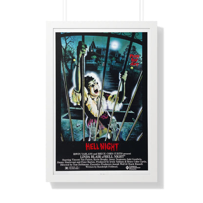 HELL NIGHT 1981 - Framed Movie Poster-20" x 30"-The Sticker Space