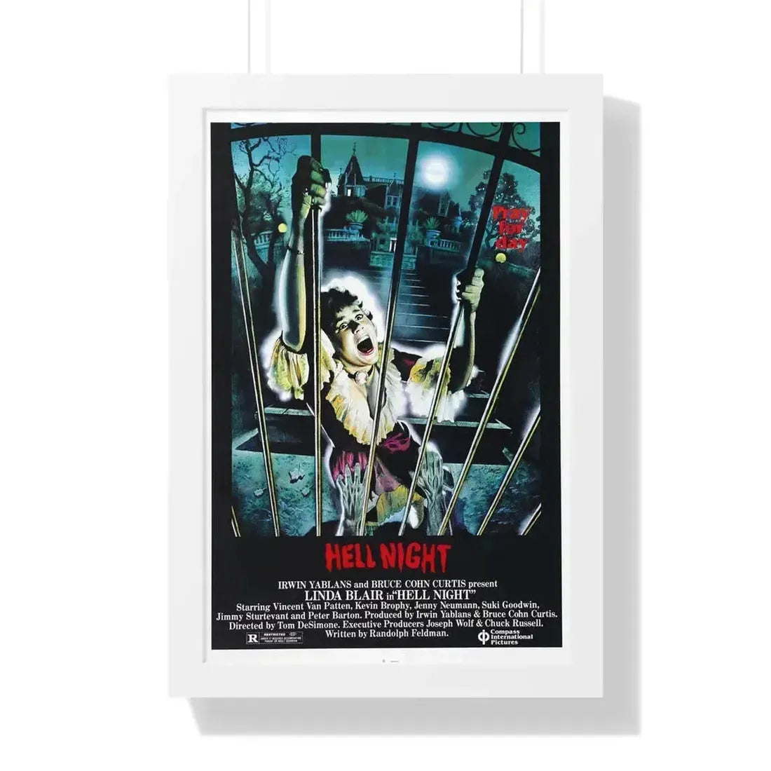 HELL NIGHT 1981 - Framed Movie Poster - The Sticker Space