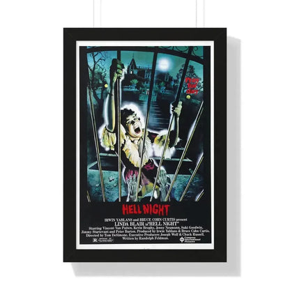 HELL NIGHT 1981 - Framed Movie Poster - The Sticker Space