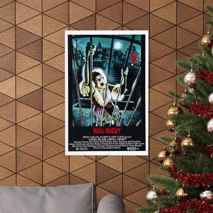 HELL NIGHT 1981 - Paper Movie Poster-The Sticker Space