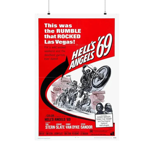 HELL'S ANGELS '69 1969 - Paper Movie Poster 24″ x 36″ Matte - The Sticker Space