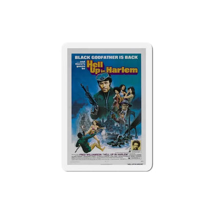 Hell Up in Harlem 1973 Movie Poster Refrigerator Magnet - The Sticker Space