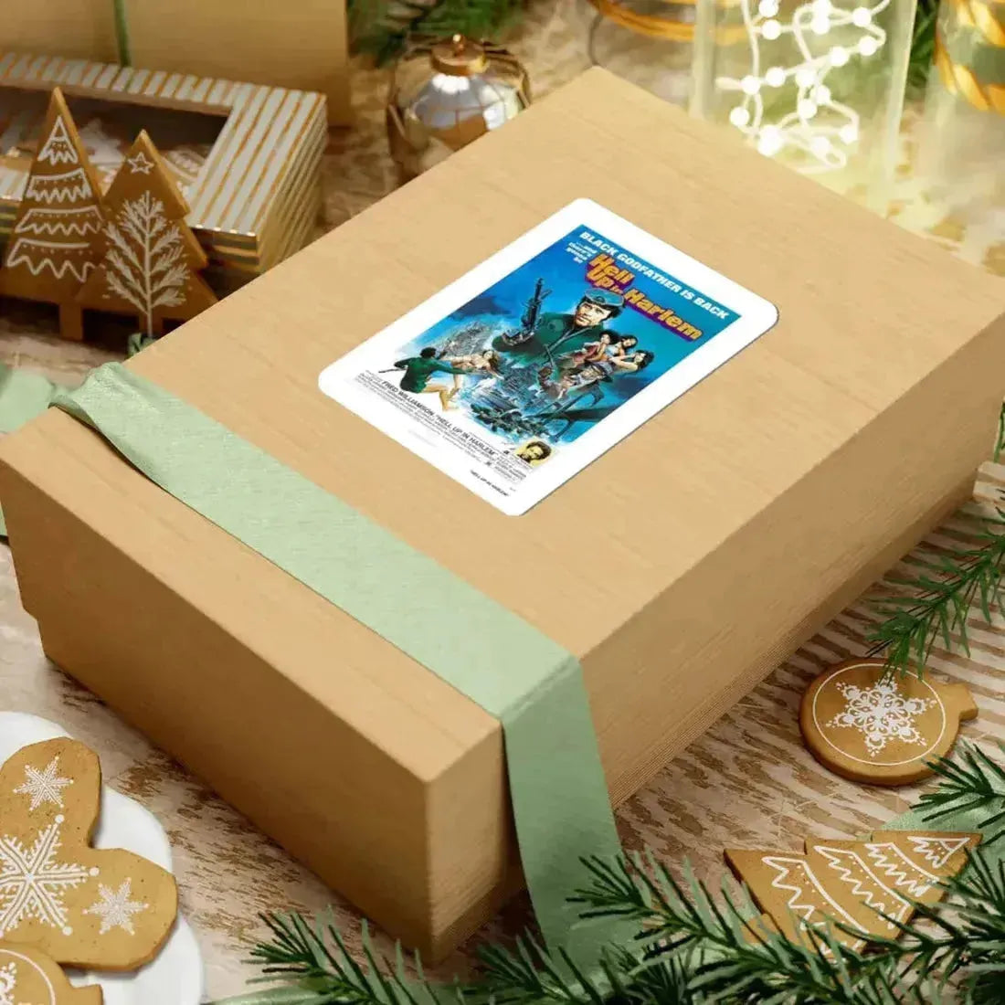 HELL UP IN HARLEM 1973 Movie Poster - STICKER Vinyl Kiss-Cut Decal - The Sticker Space