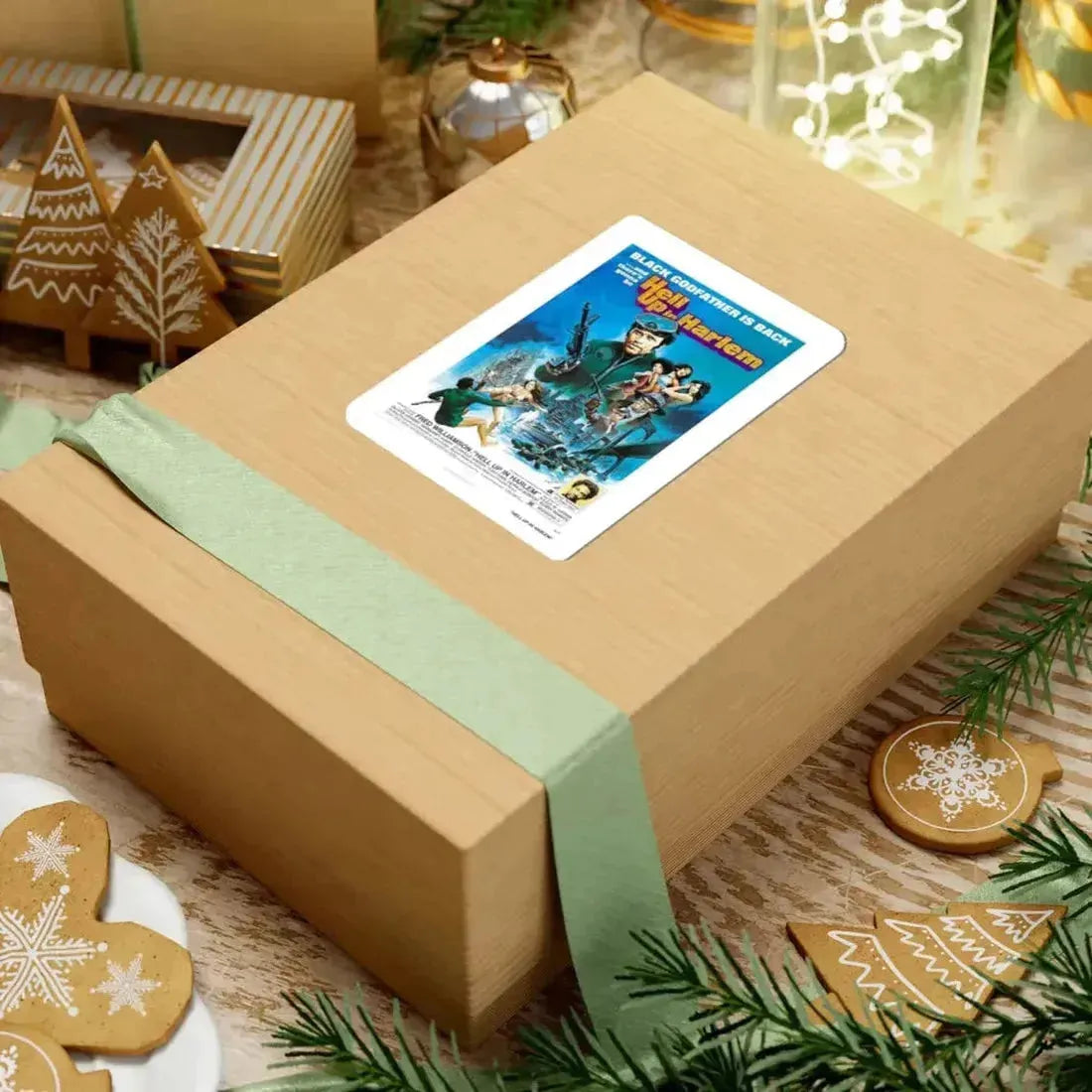 HELL UP IN HARLEM 1973 Movie Poster - STICKER Vinyl Kiss-Cut Decal - The Sticker Space