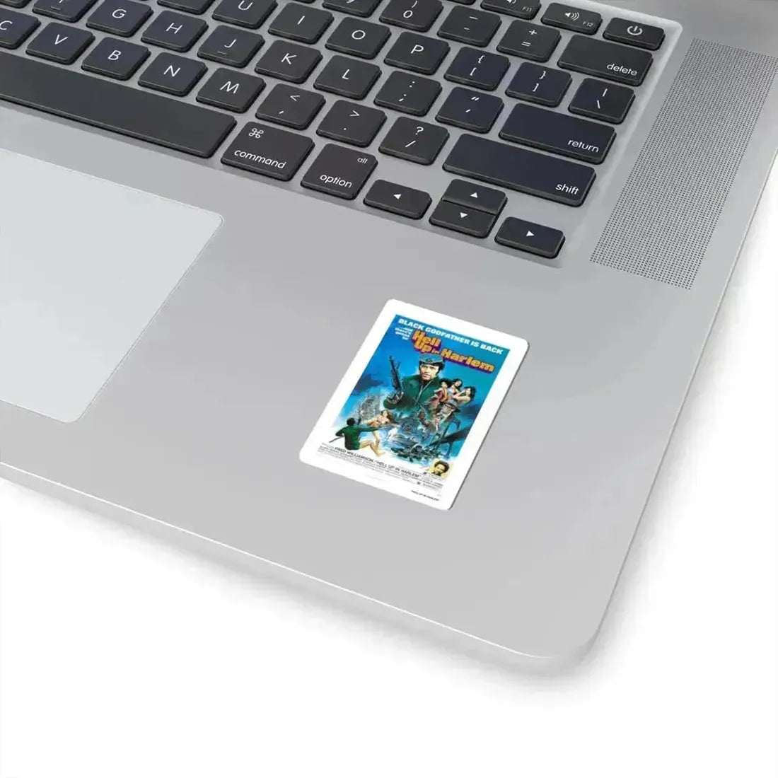 HELL UP IN HARLEM 1973 Movie Poster - STICKER Vinyl Kiss-Cut Decal - The Sticker Space