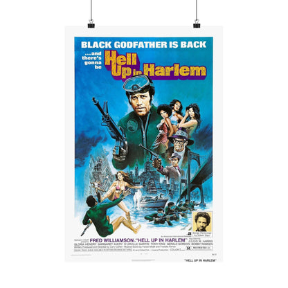 HELL UP IN HARLEM 1973 - Paper Movie Poster-16″ x 24″-The Sticker Space