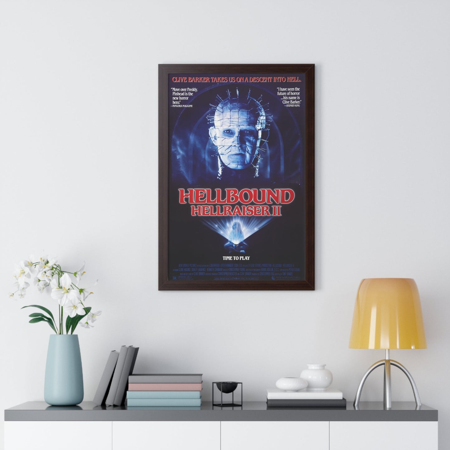 HELLBOUND - HELLRAISER II 1988 - Framed Movie Poster-The Sticker Space