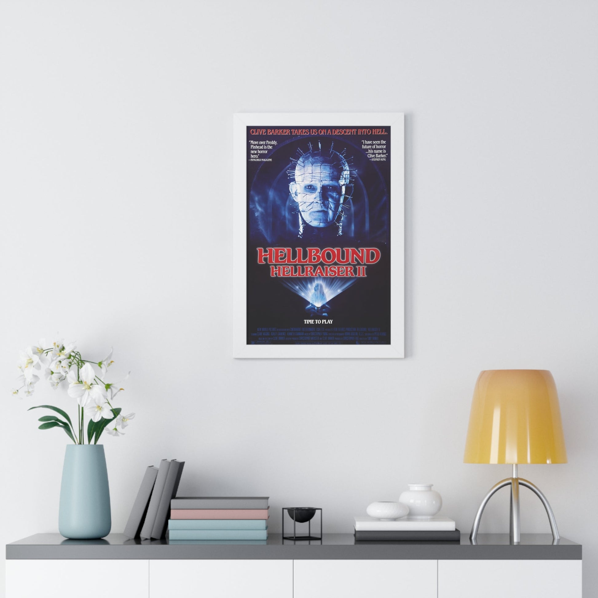 HELLBOUND - HELLRAISER II 1988 - Framed Movie Poster-The Sticker Space