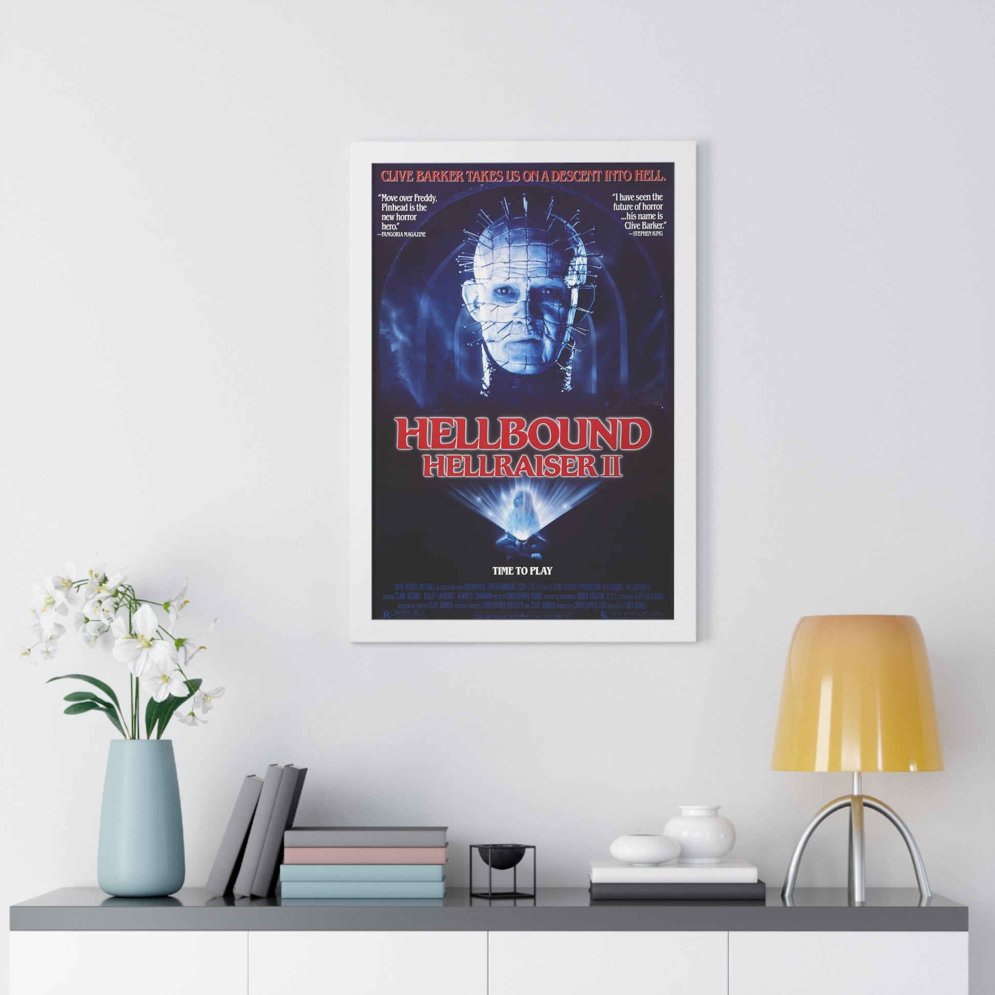 HELLBOUND - HELLRAISER II 1988 - Framed Movie Poster-The Sticker Space