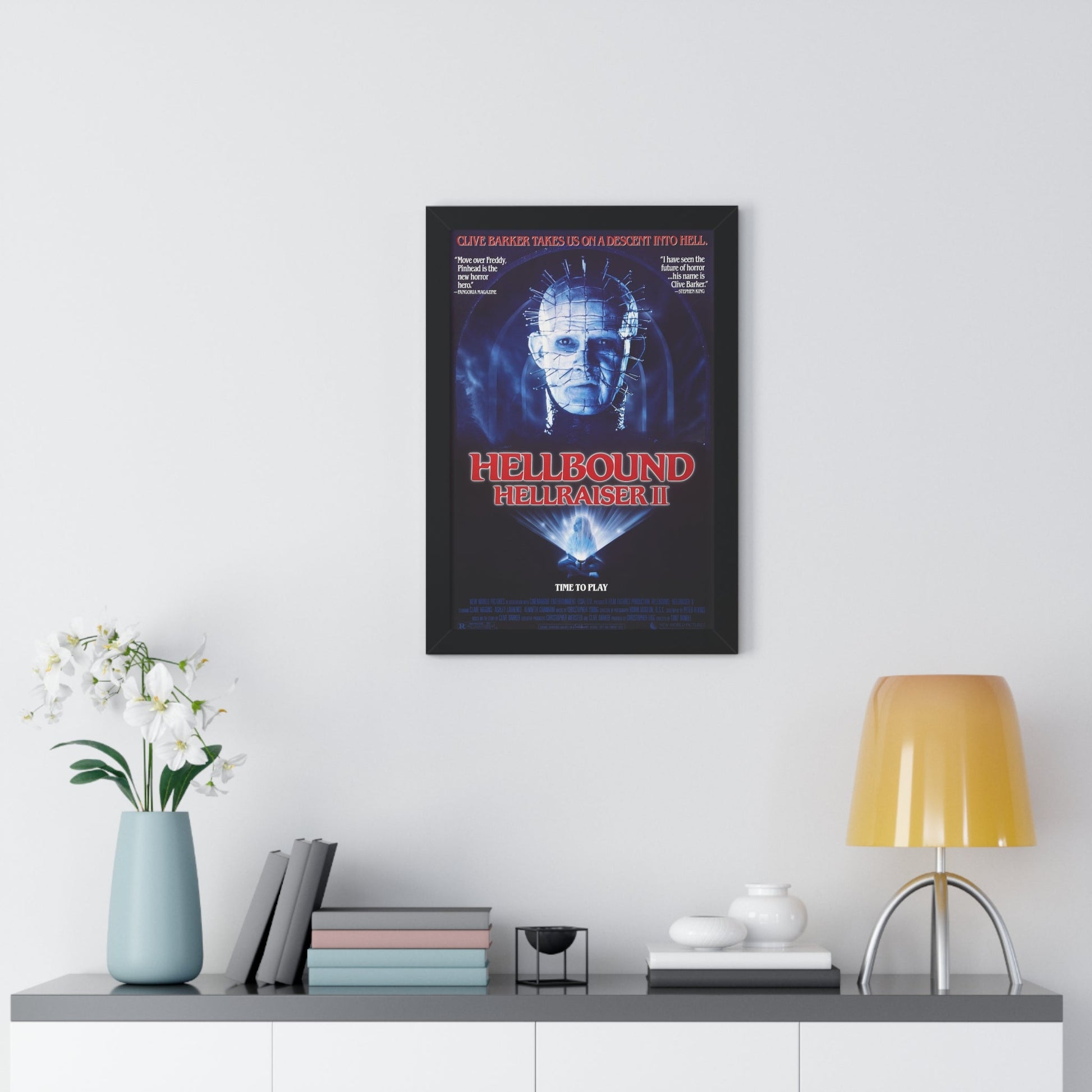 HELLBOUND - HELLRAISER II 1988 - Framed Movie Poster-The Sticker Space