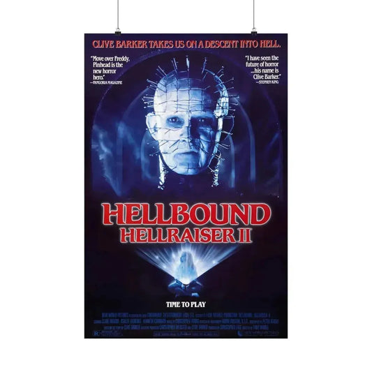 HELLBOUND - HELLRAISER II 1988 - Paper Movie Poster 24″ x 36″ Matte - The Sticker Space