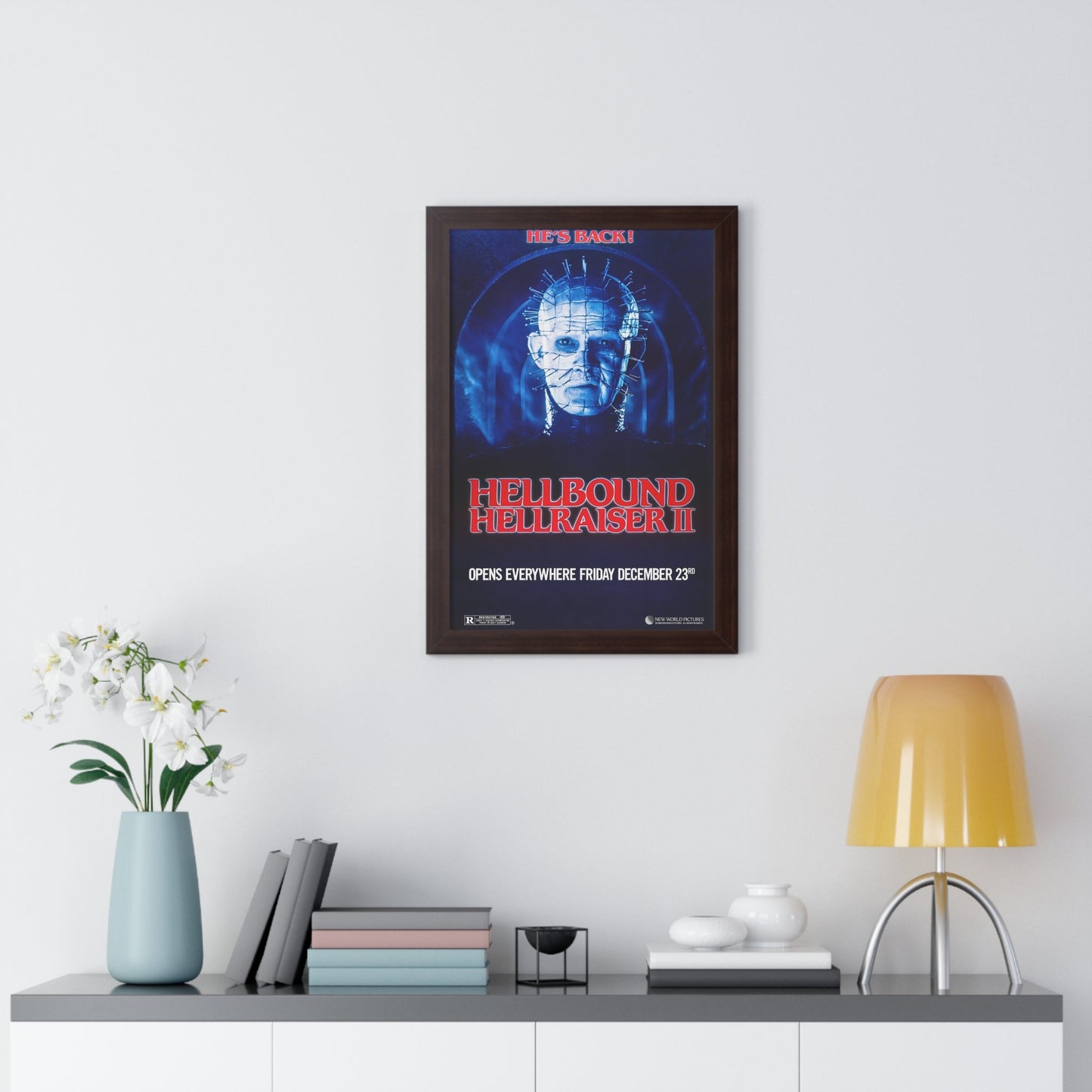 HELLBOUND - HELLRAISER II (TEASER) 1988 - Framed Movie Poster-The Sticker Space