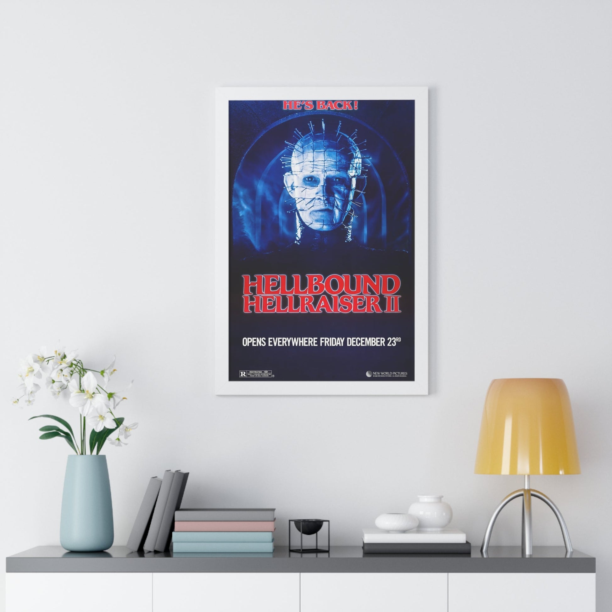 HELLBOUND - HELLRAISER II (TEASER) 1988 - Framed Movie Poster-The Sticker Space